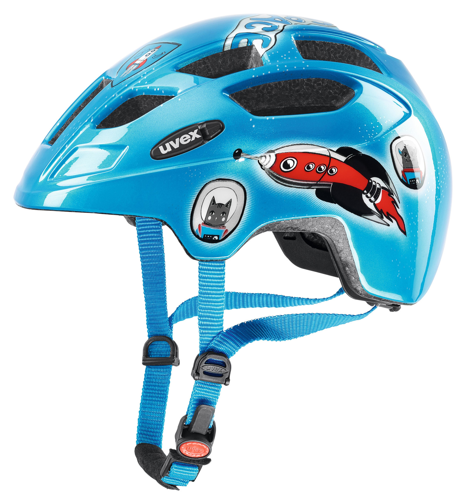 Mit dem uvex finale junior Fahrradhelm Space Rocket