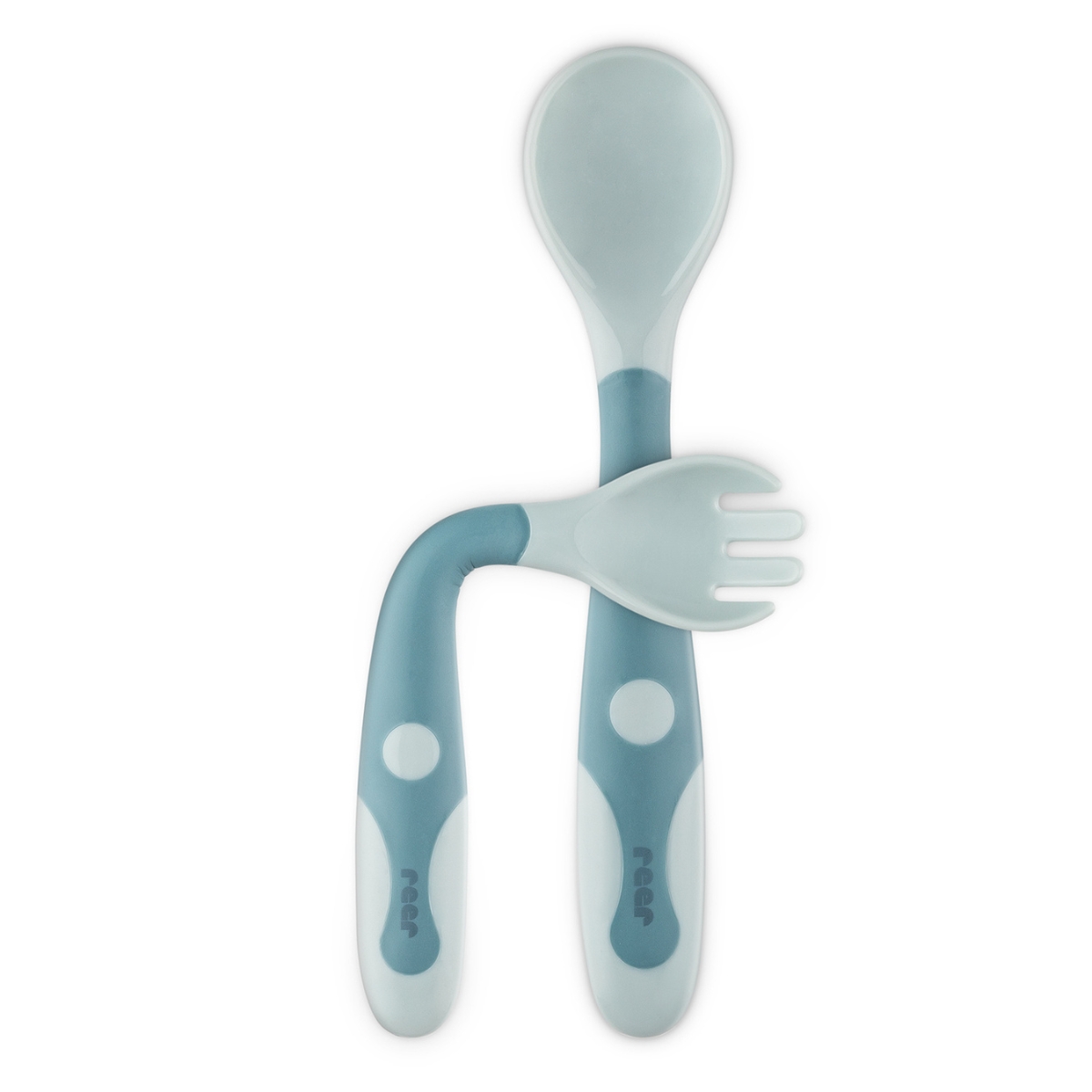Reer-Biegsames-Baby-Besteck-blau-2 Reer flexible baby cutlery