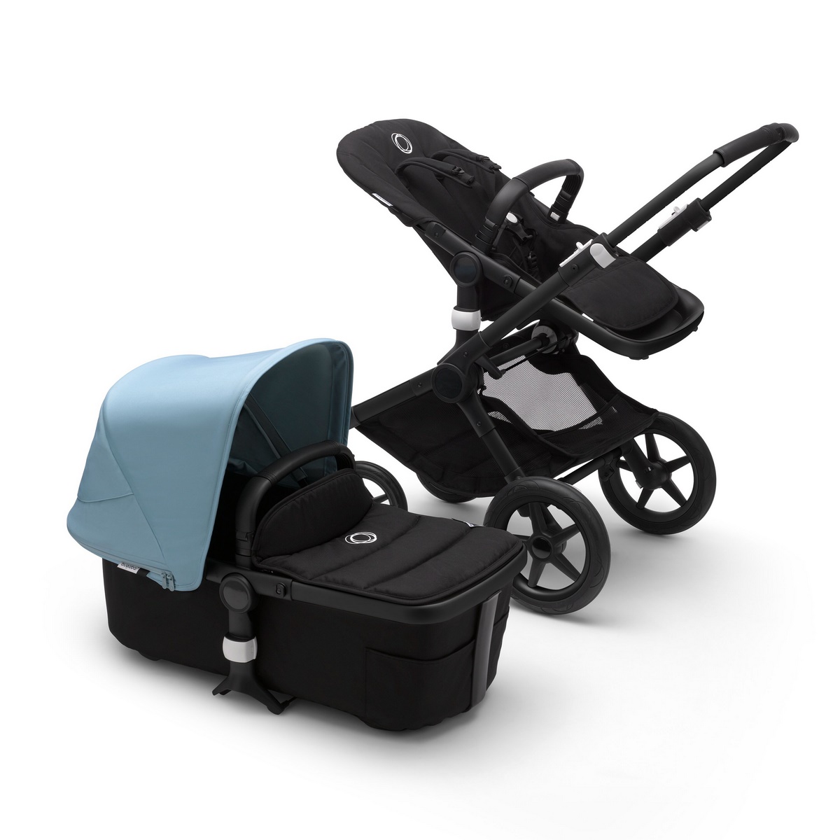 Bugaboo Fox2 Komplett Kombikinderwagen- Nebelblau