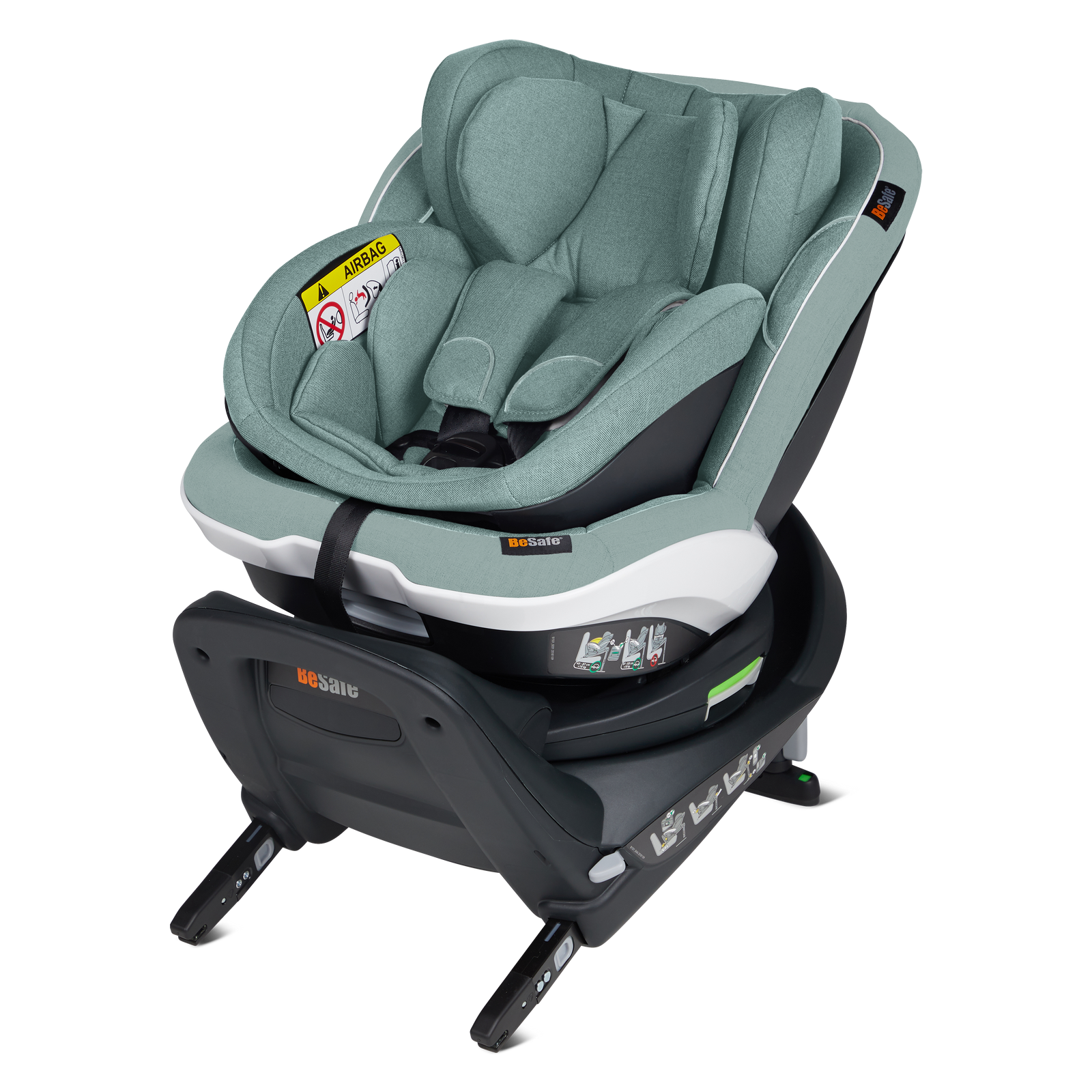 BeSafe iZi Twist B i-Size Kindersitz - Sea Green Melange