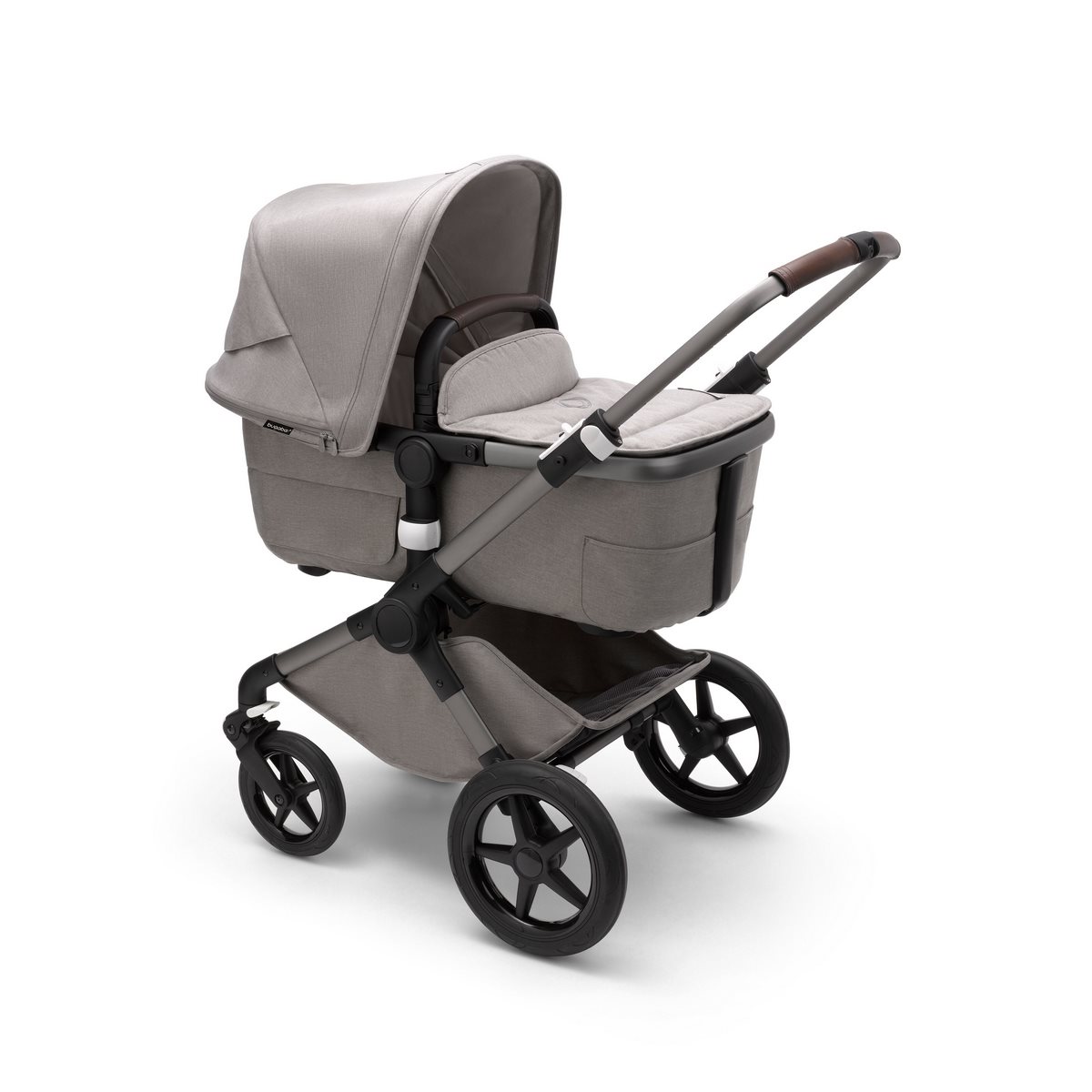 Bugaboo Fox3 Komplett Set Mineral Kombikinderwagen- GRAPHIT/HELLGRAU