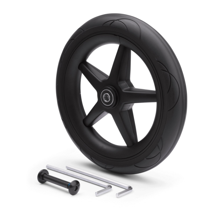 Bugaboo-Ersatzteil-Donkey-Buffalo-10-Vorderrad-Black Bugaboo Ersatzteil Donkey Buffalo 10 Vorderrad- Schwarz