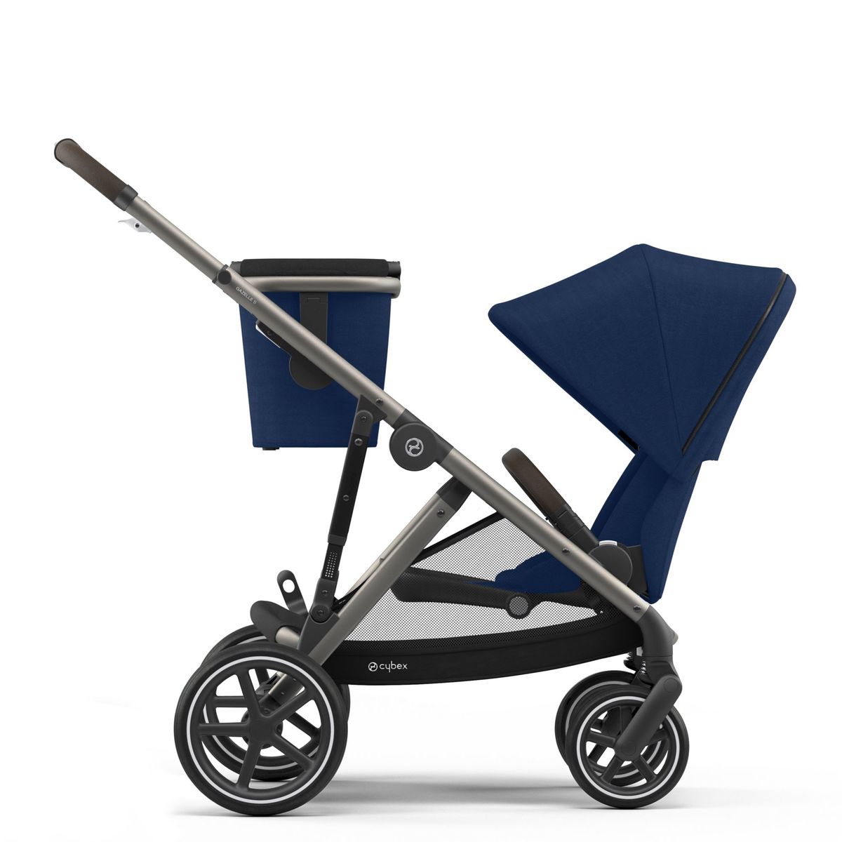 Cybex Gazelle S Kinderwagen- Taupe Gestell- Navy Blue
