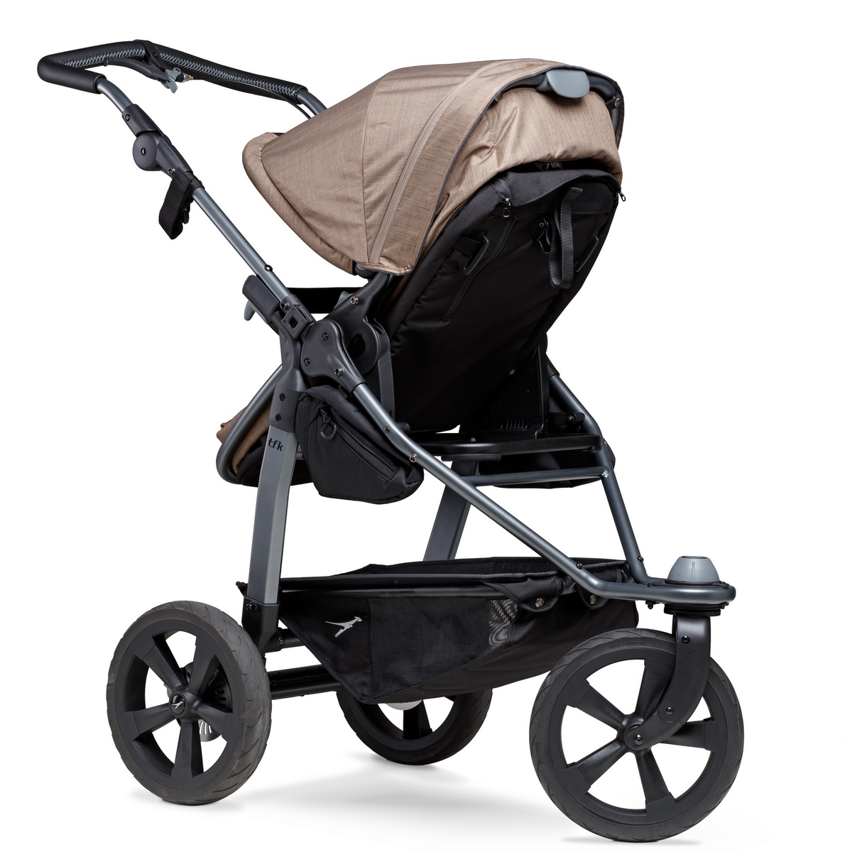 TFK Mono Kombi Kinderwagen mit Luftkammer Radset- Braun
