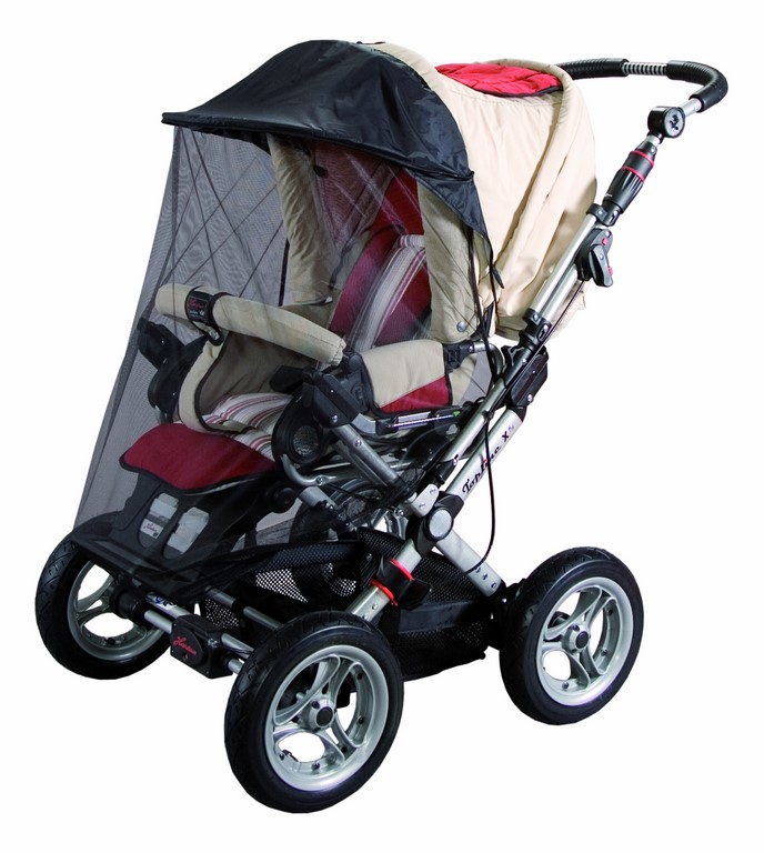 Sunny Baby Sonnendach VARIO mit Insektenschutz - Schwarz