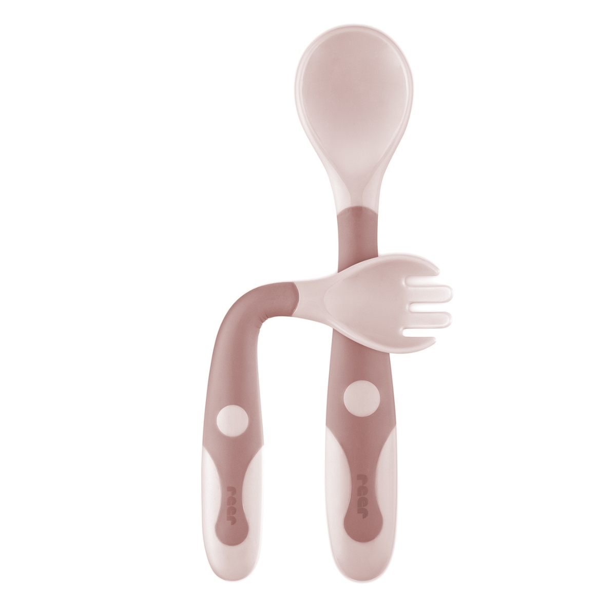 Reer-Biegsames-Baby-Besteck-rosa-2 Reer flexible baby cutlery