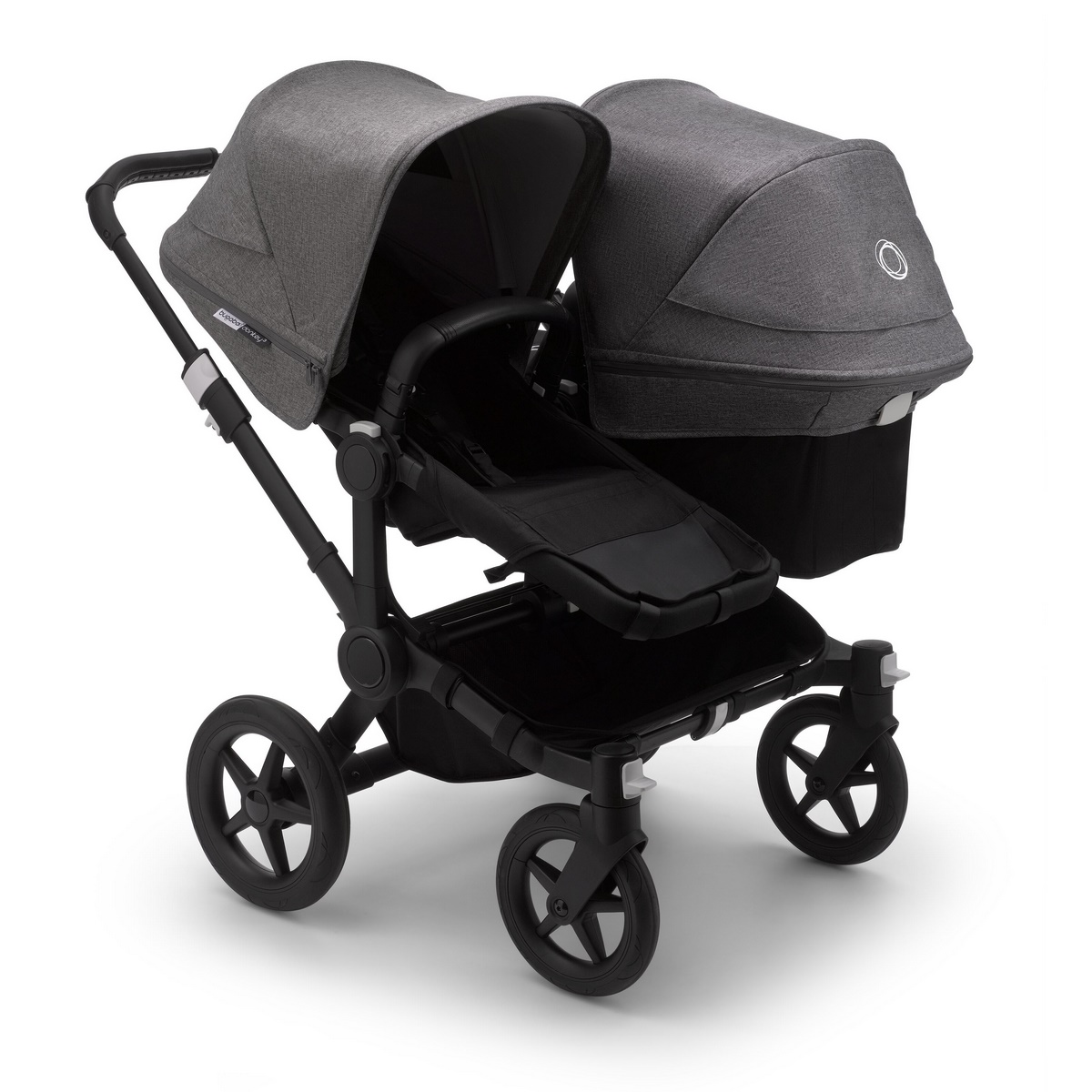 Original-JPG-BGB_Donkey3_duo_black_black_grey-Cropped-Kopie Bugaboo Donkey3 Duo Geschwisterkinderwagen- Schwarz, Schwarz, Grau Meliert