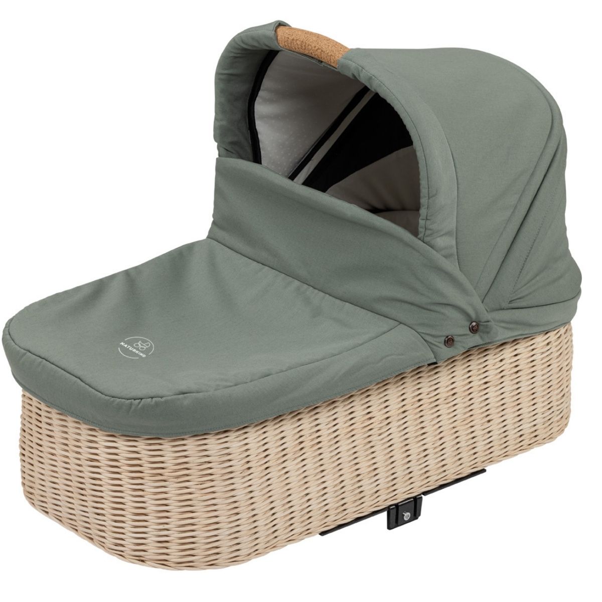 Naturkind-Holz-Babykorb-geflochten-Jade Naturkind  Holz-Babywanne geflochten für Ida/ Lux Evo