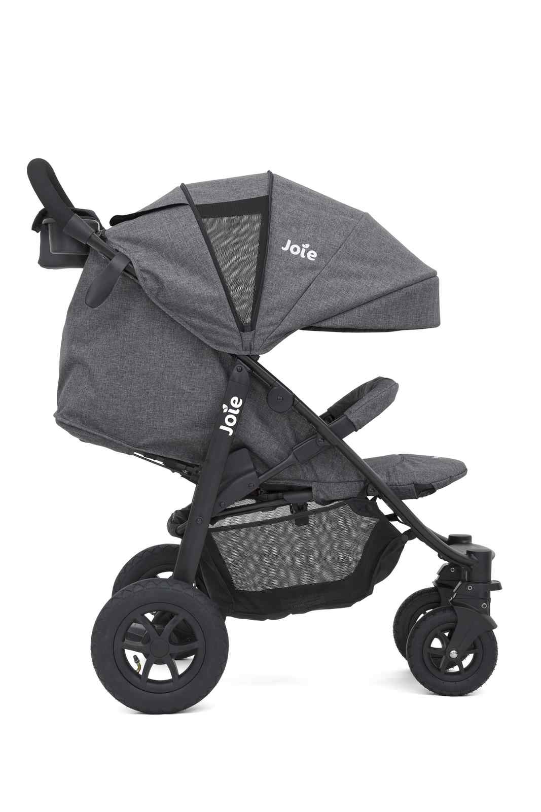 litetrax_4_air_chromium_profile_recline_canopy_kopie_ Joie Litetrax 4 Air Buggy inkl. Regenverdeck - Chromium