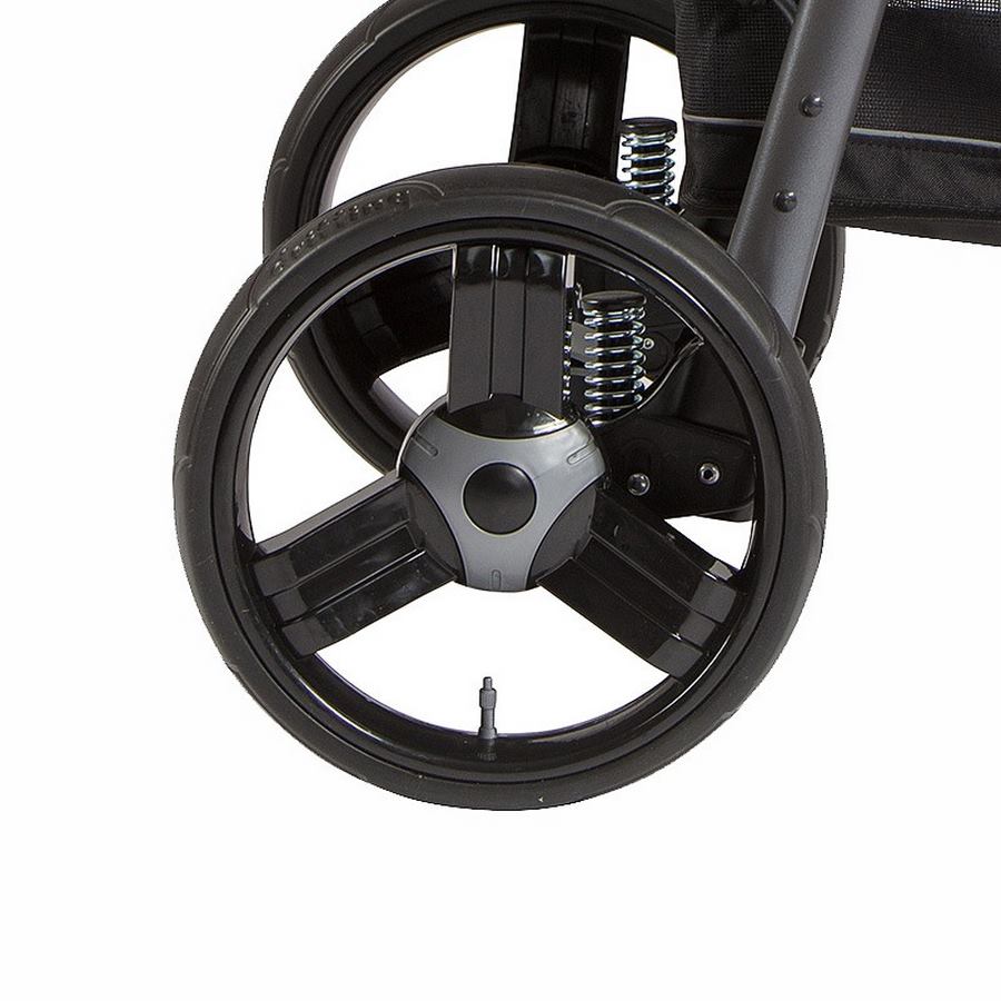 .Der Kinderwagen "Lux" von Naturkind verbindet höchsten Komfort mit tollem Design und überzeugt mit seiner langen Nutzungsdauer. Hier in der Ausführung mit PE-Rädern, Füllmaterial der Stoffe: Baumwolle