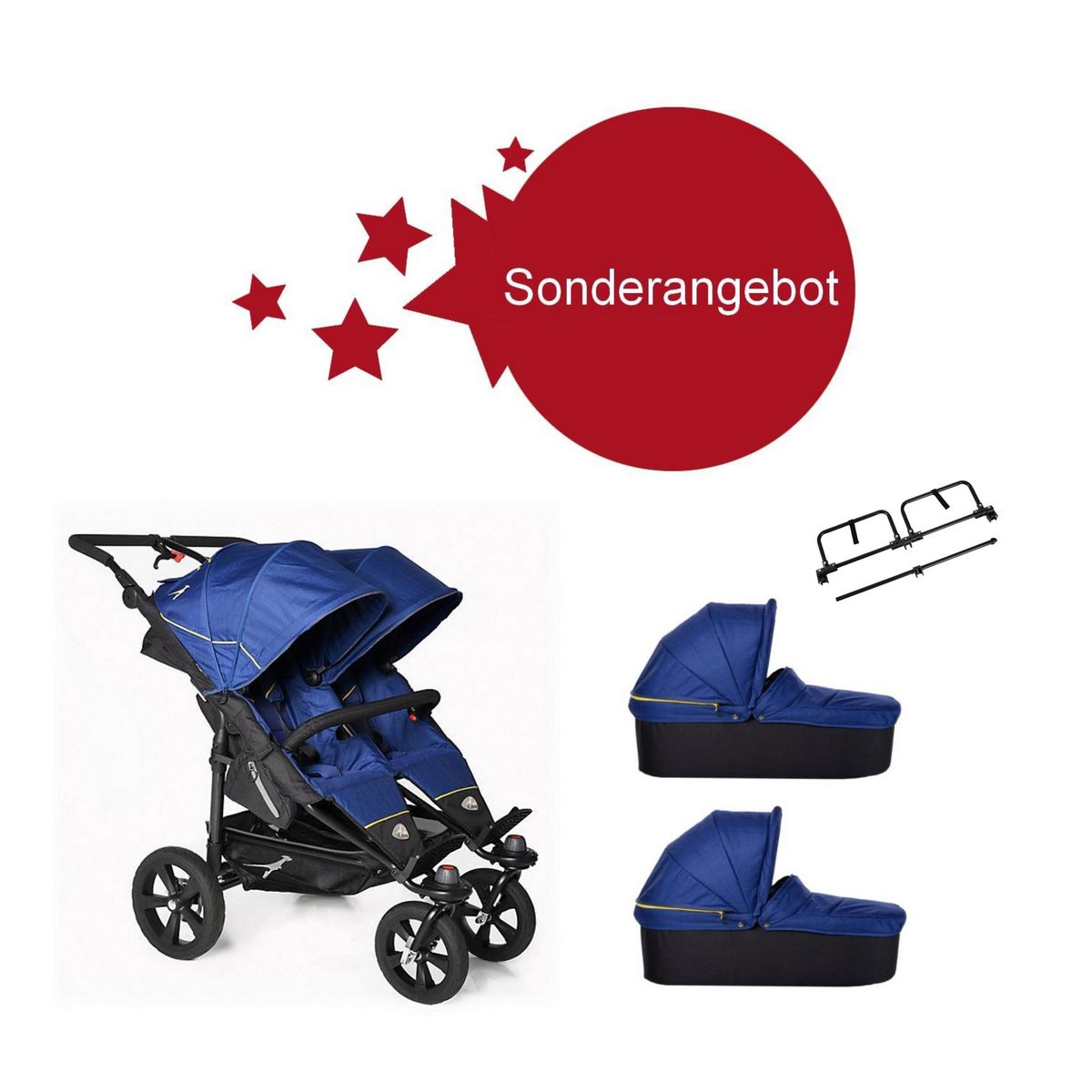 TFK Sonderangebot- Twin Trail Zwillingskinderwagen