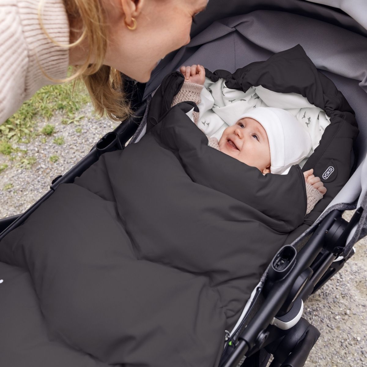 Voksi-Fusssack-Explorer-Grey-Flying