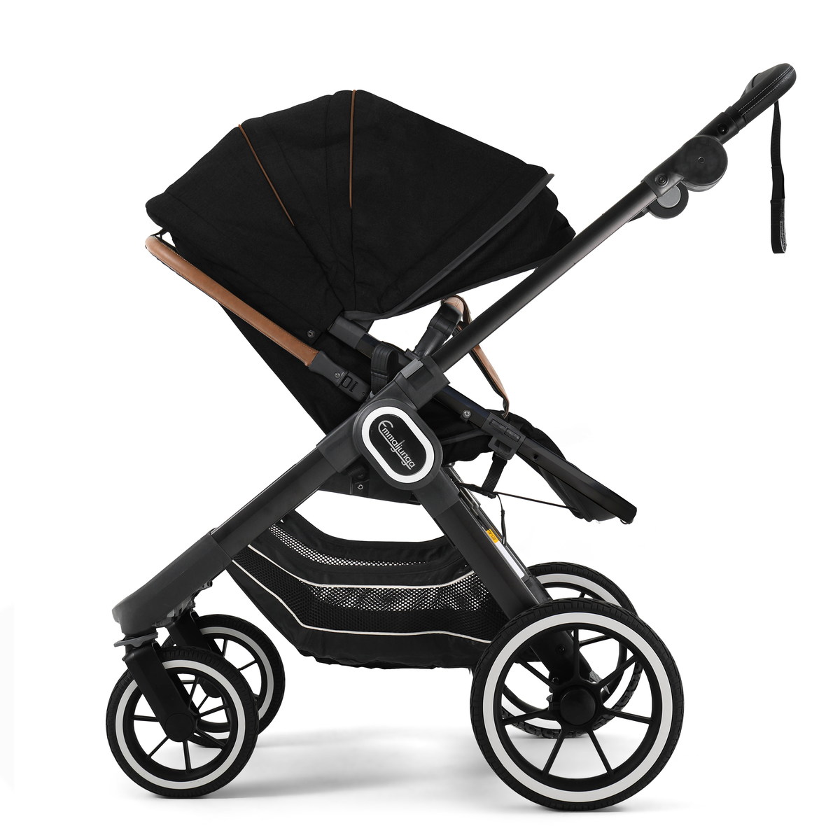 Emmaljunga NXT90 2 in1 Kombikinderwagen 2021- Outdoor Black, Gestell Black