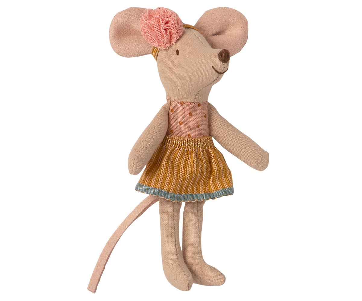 Maileg Little sister mouse in matchbox
