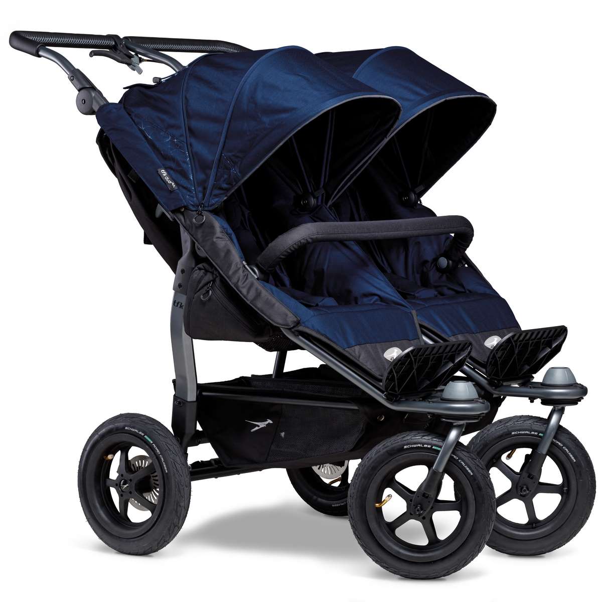 TFK Duo Sportkinderwagen mit Luftrad-Set Marine