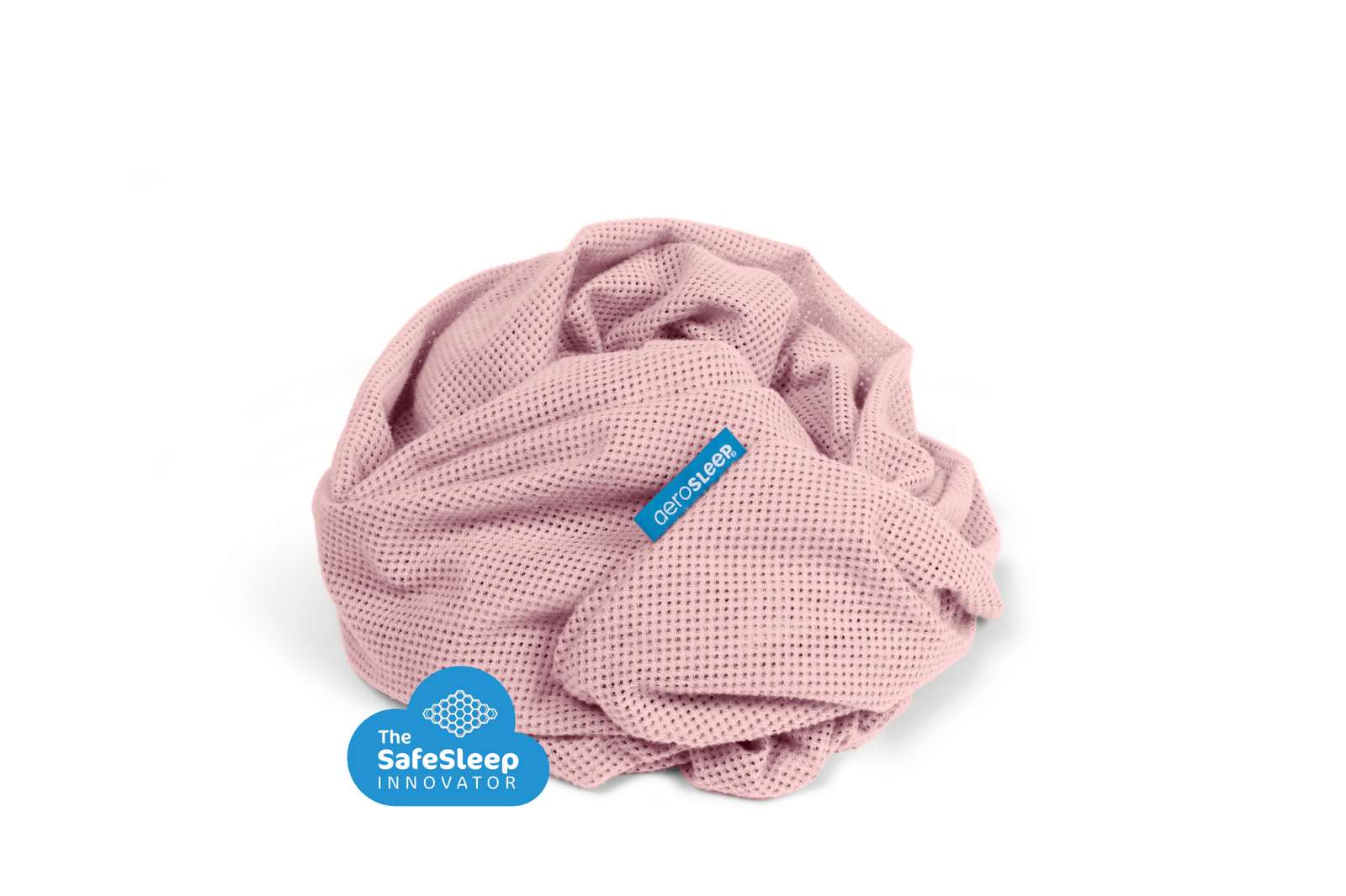 AeroSleep Spannbettlaken - Soft Pink 70 x 140