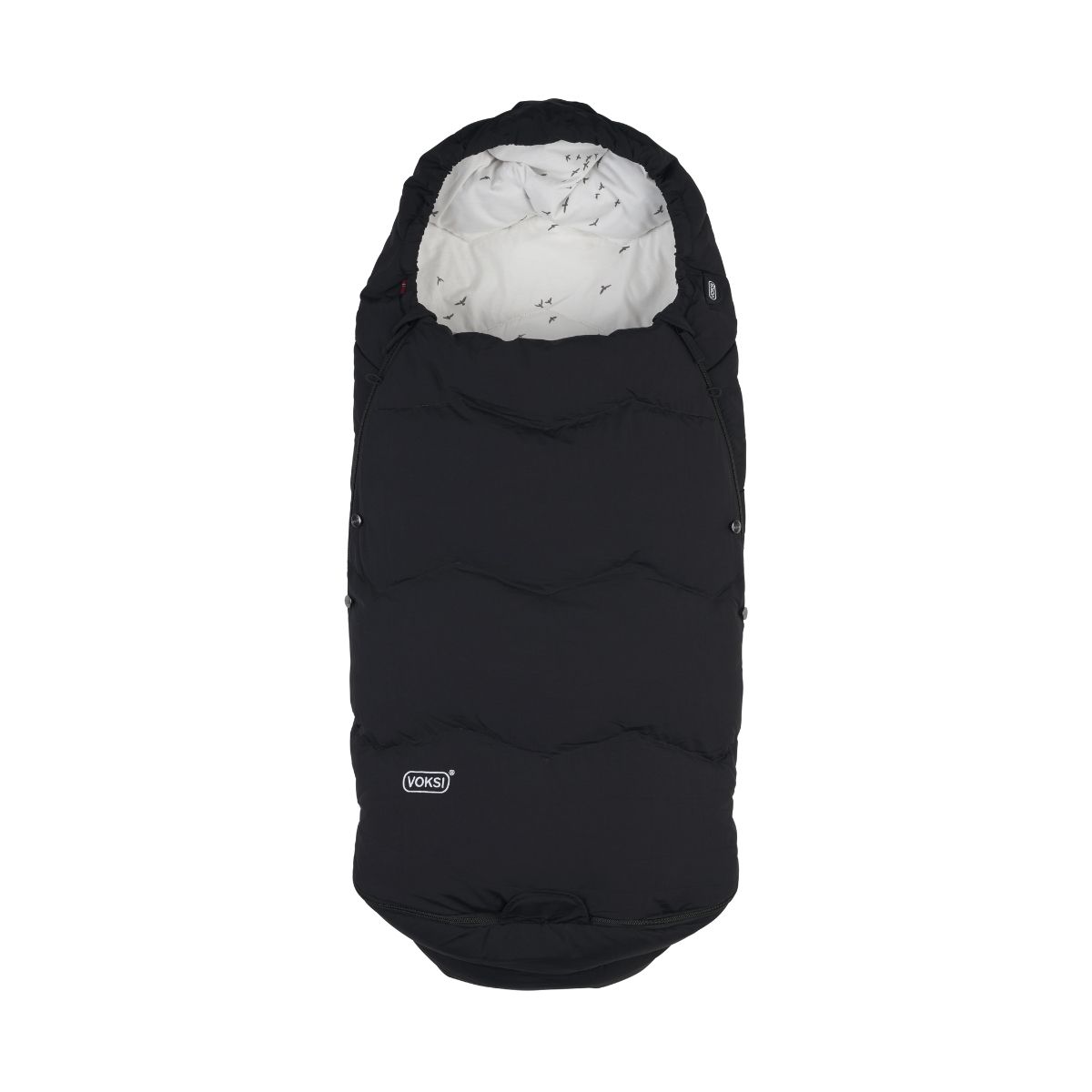 Voksi-Fusssack-Explorer-Black-Flying Voksi Explorer footmuff