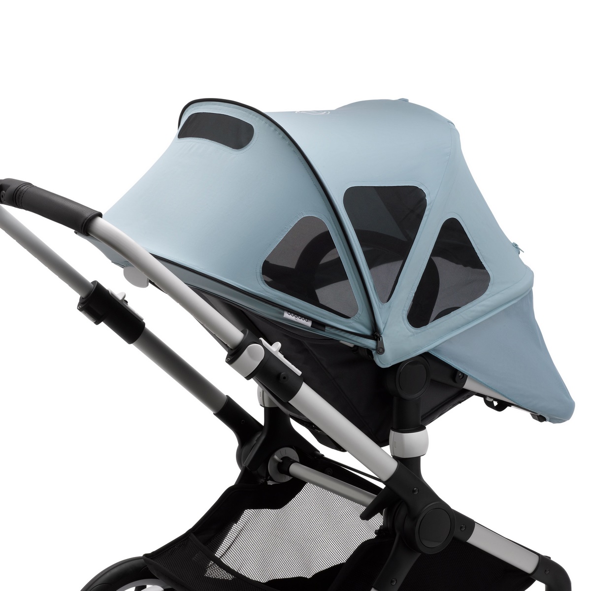 Bugaboo Fox2/ Cameleon3/ Lynx Sonnendach mit Lüftungsfenstern- Nebelblau