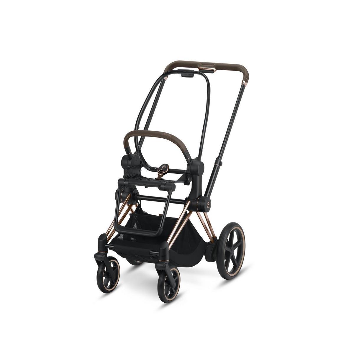 Cybex ePriam Kinderwagen Rose Gold- Deep Black