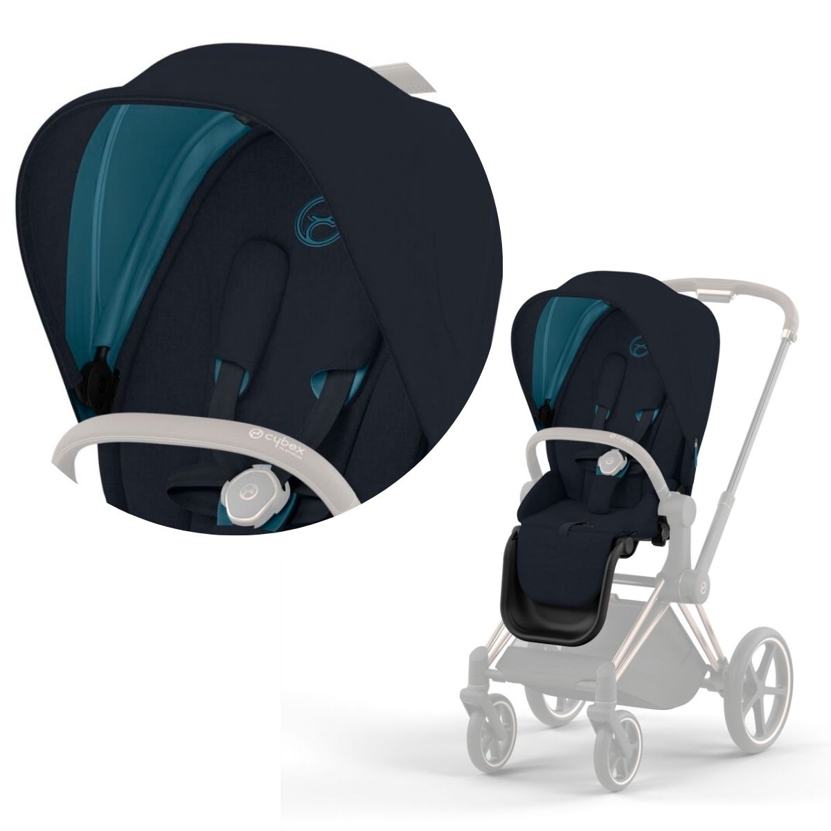 Cybex PRIAM 4 Sitzpaket- Midnight Blue Plus