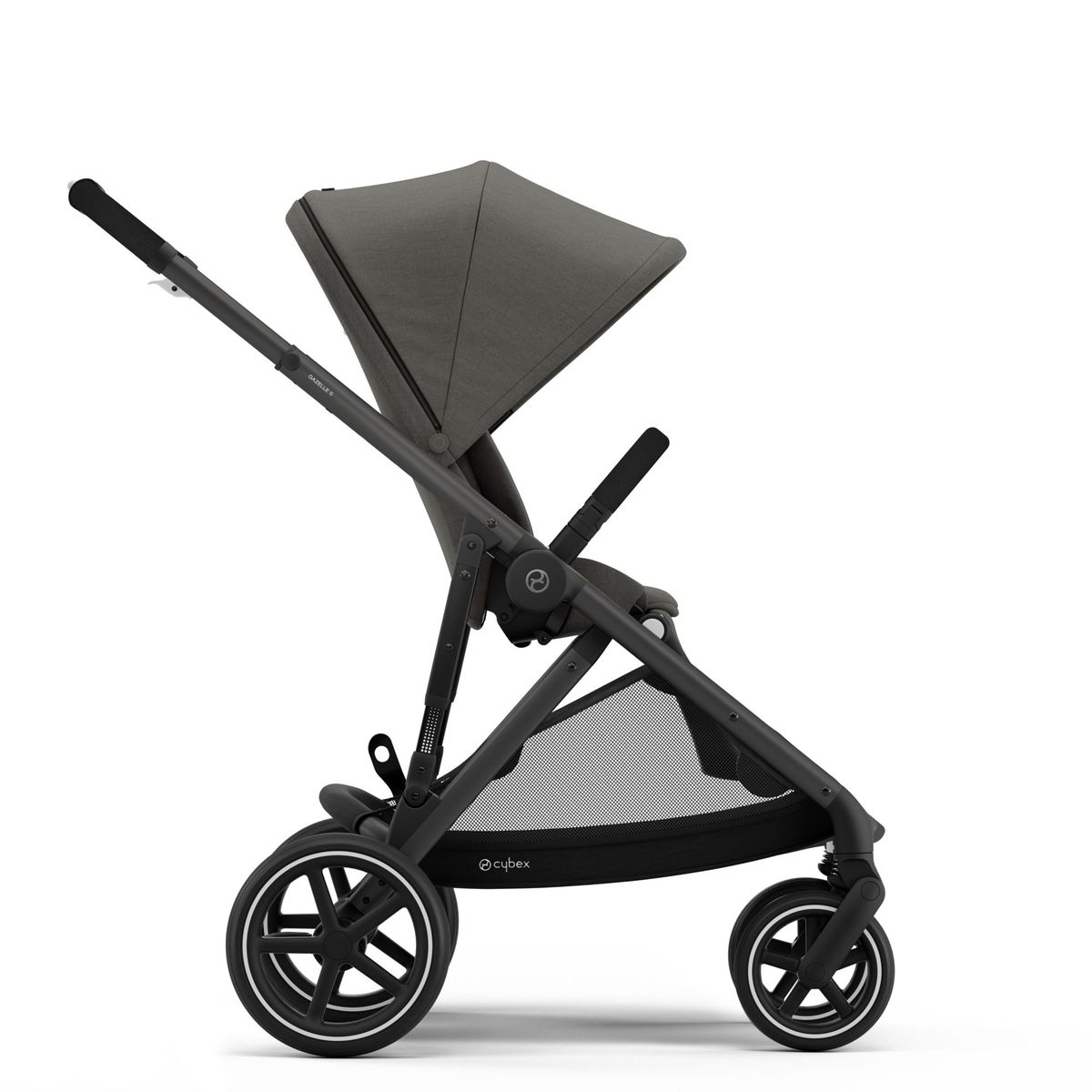 Cybex-Gazelle-S-Kinderwagen_Schwarz_-Soho-Grey-5 Cybex Gazelle S Kinderwagen- Schwarz Gestell- Soho Grey