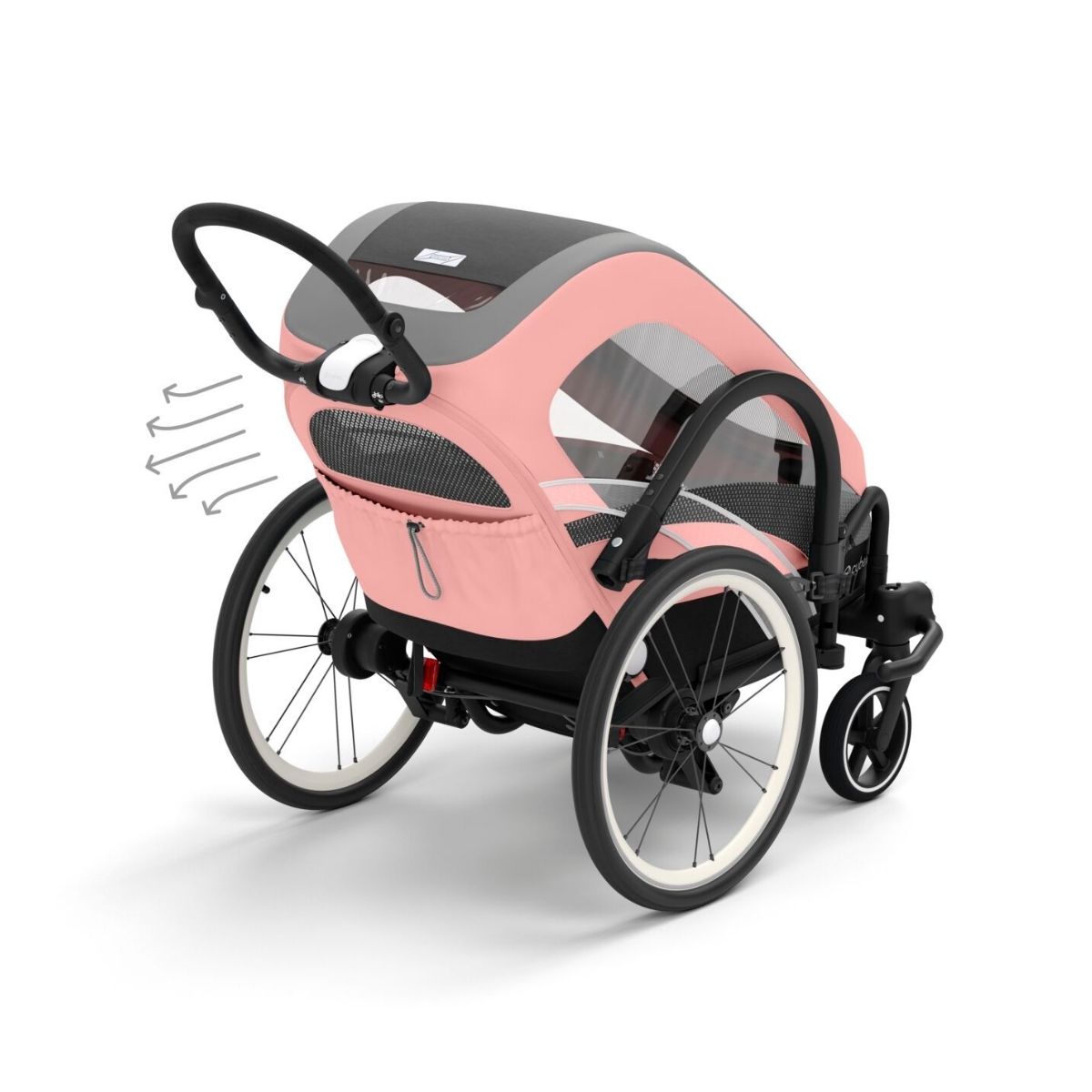 Cybex-Zeno-Bike-Fahrradanh-nger-Silver-Pink-22