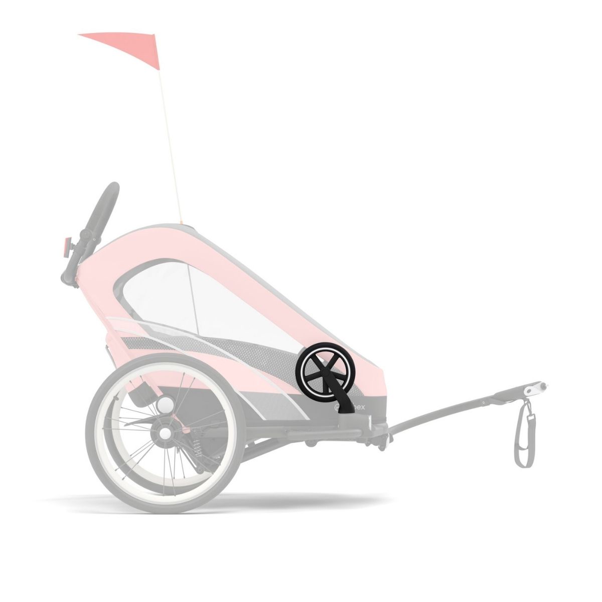 Cybex-Zeno-Bike-Fahrradanh-nger-Silver-Pink-11
