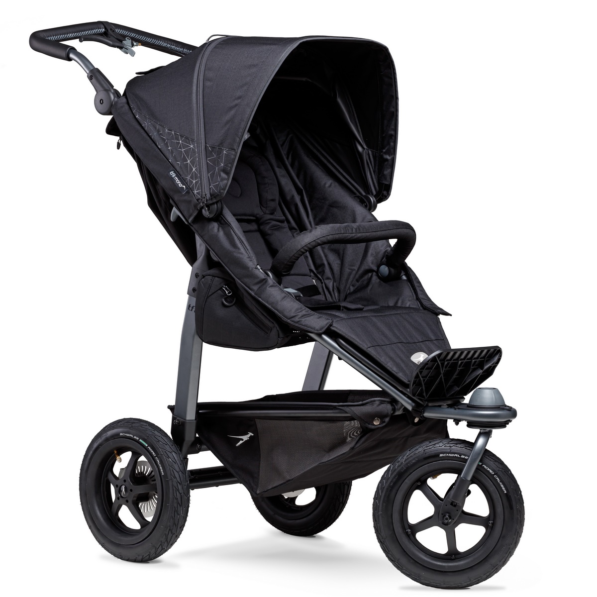 TFK Mono Sportkinderwagen mit Luftrad-Set- Schwarz