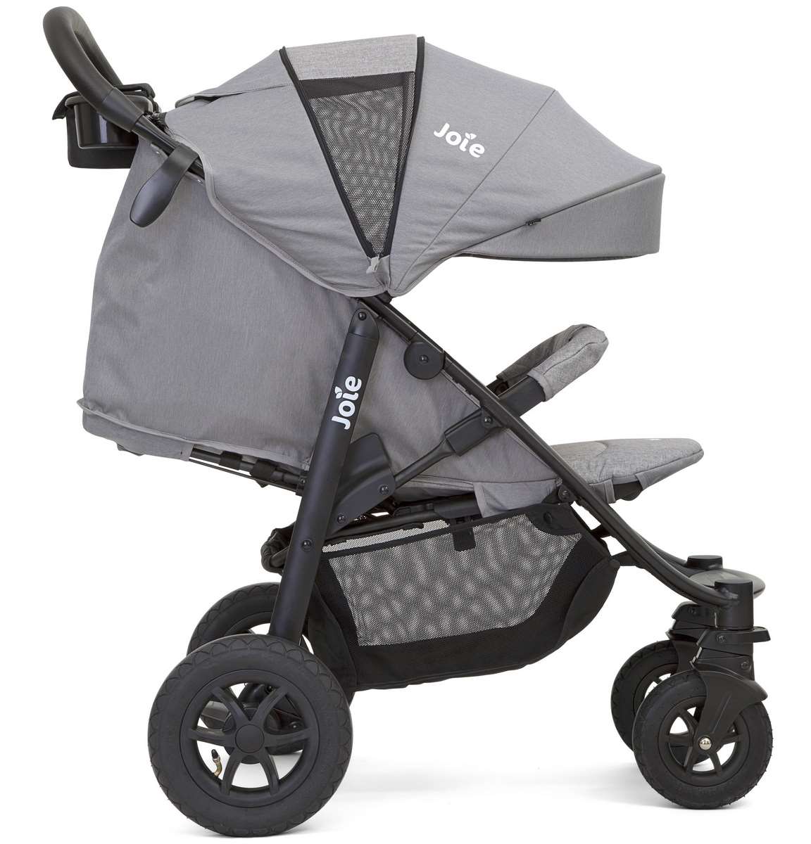Joie Litetrax 4 Air Buggy inkl. Regenverdeck  2020- Gray Flannel