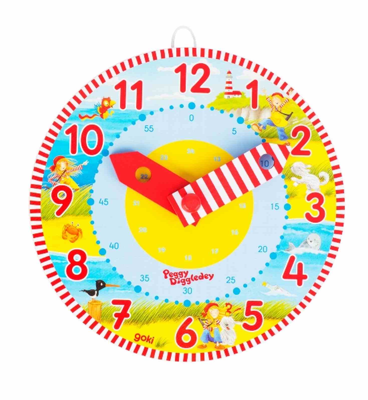 GoKi Lernuhr Peggy Diggledey