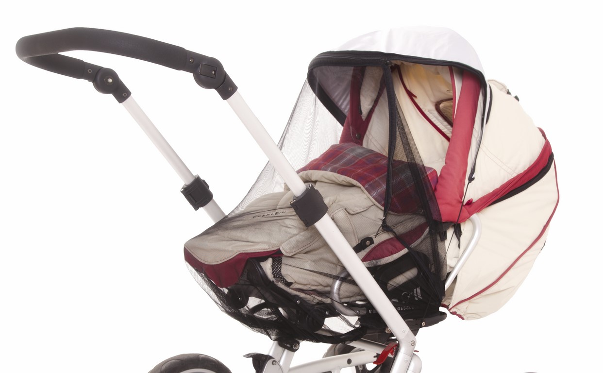 Sunny Baby Sonnendach VARIO mit Insektenschutz - Grau