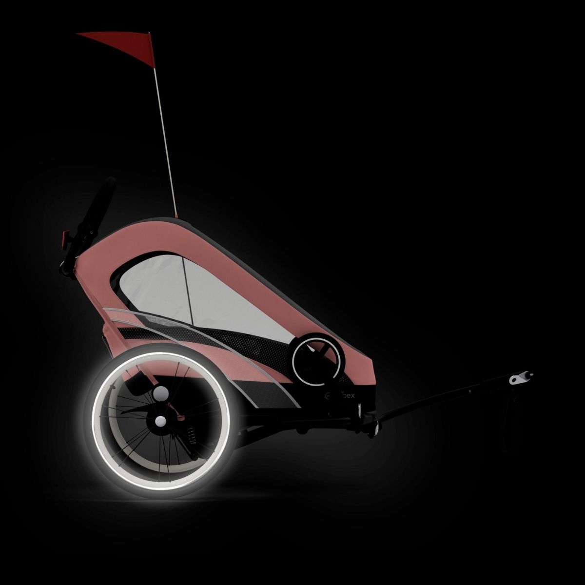 Cybex-Zeno-Bike-Fahrradanh-nger-Silver-Pink-13