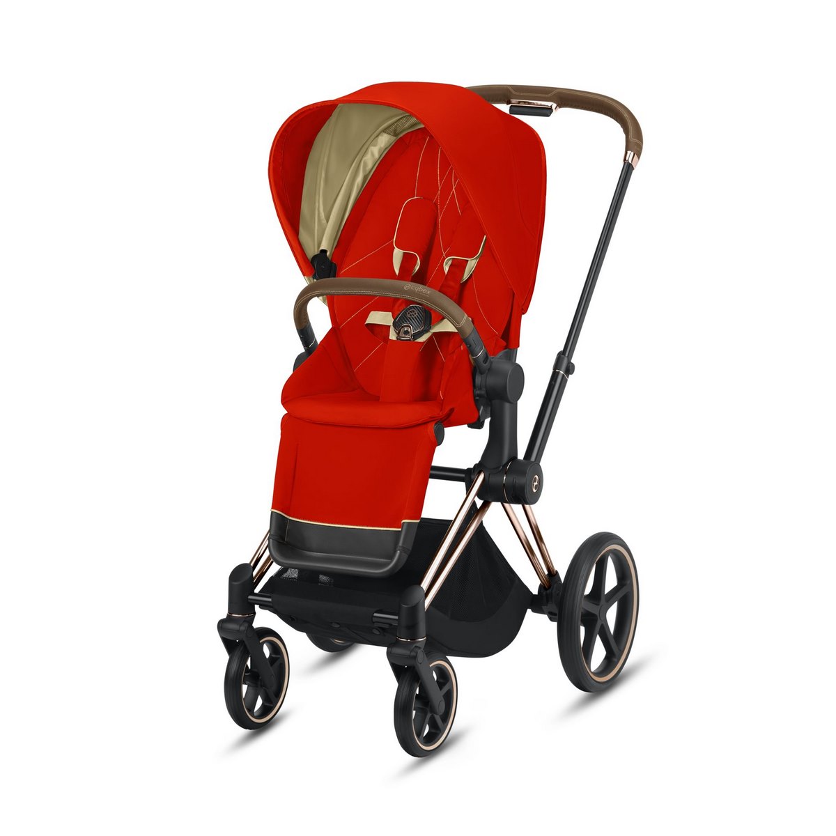 Cybex ePriam Kinderwagen Rose Gold- Autumn Gold
