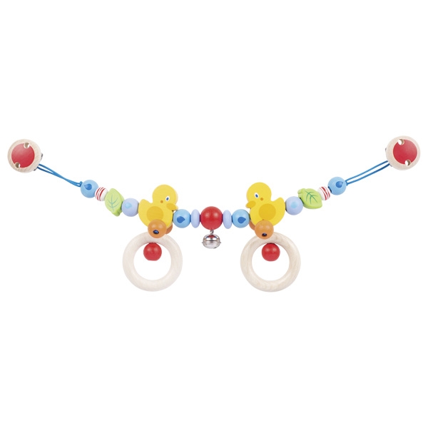 GoKi / Heimess Kinderwagenkette mit Clip - Ente