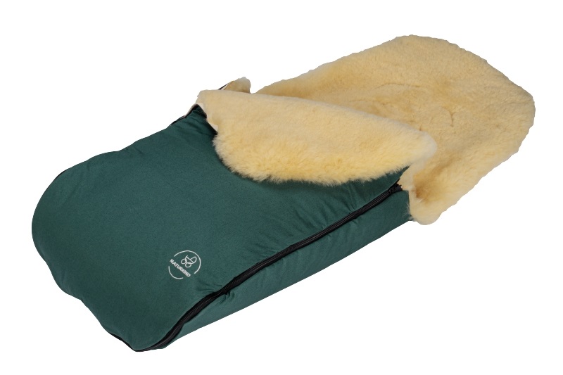 Naturkind Fußsack Lammfellsack- Salbei