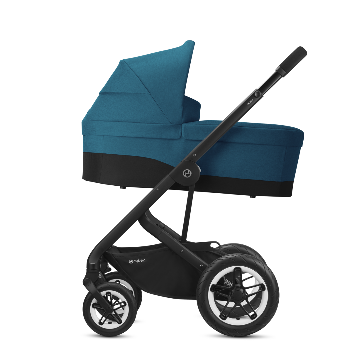 Cybex-Talos-S-Lux-Kombikinderwagen-Schwarz-River-Blue Cybex Talos S Lux Kombikinderwagen- Schwarz Gestell- River Blue
