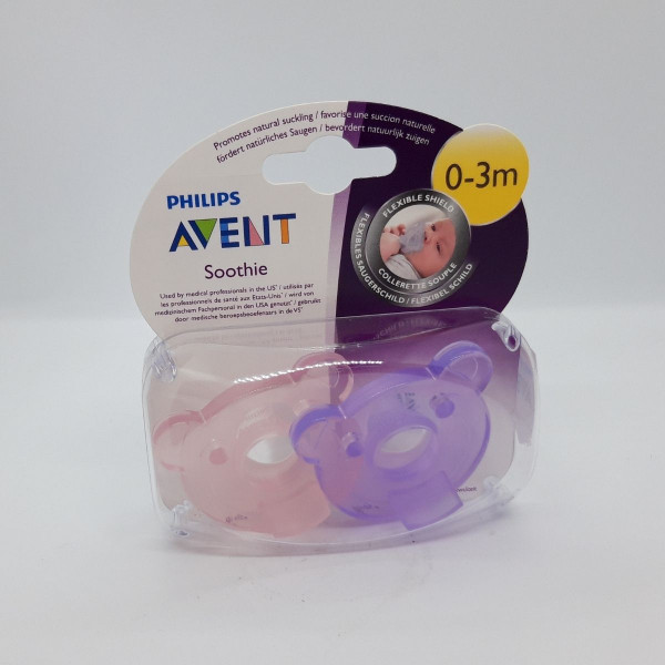 Philips Avent Soother 0-3m Girl