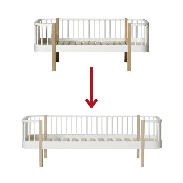 Oliver Furniture Extension Set from Wood Junior Day Bed to Day Bed