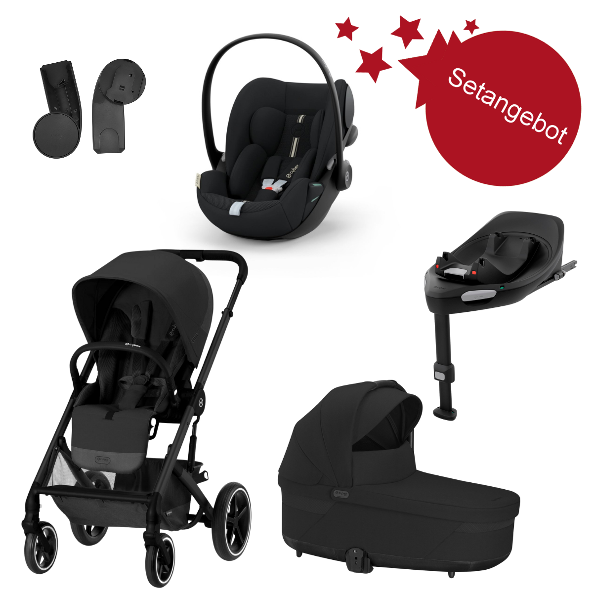 Cybex-Balios-Komplettset-Moon-Black