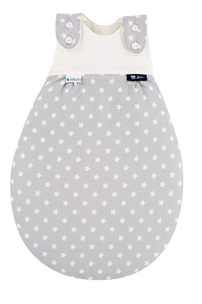 Alvi Baby Mäxchen Außensack Tencel - Stars Silber