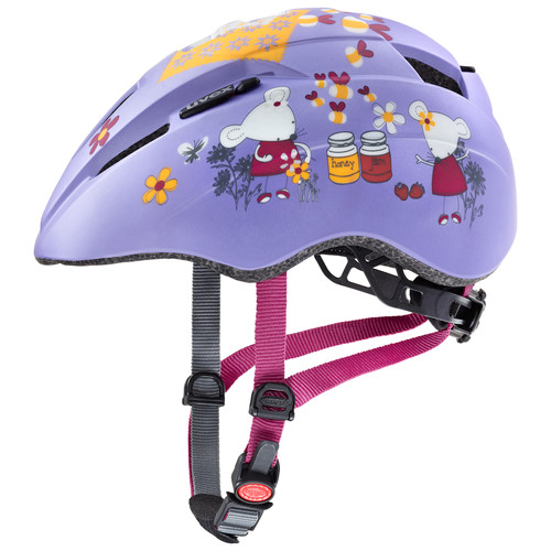 Uvex Kinderhelm Kid 2 cc- Lilac mouse mat