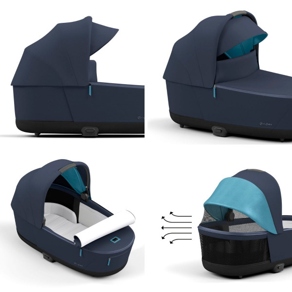 Cybex PRIAM 4 Lux Carry Cot- Nautical Blue