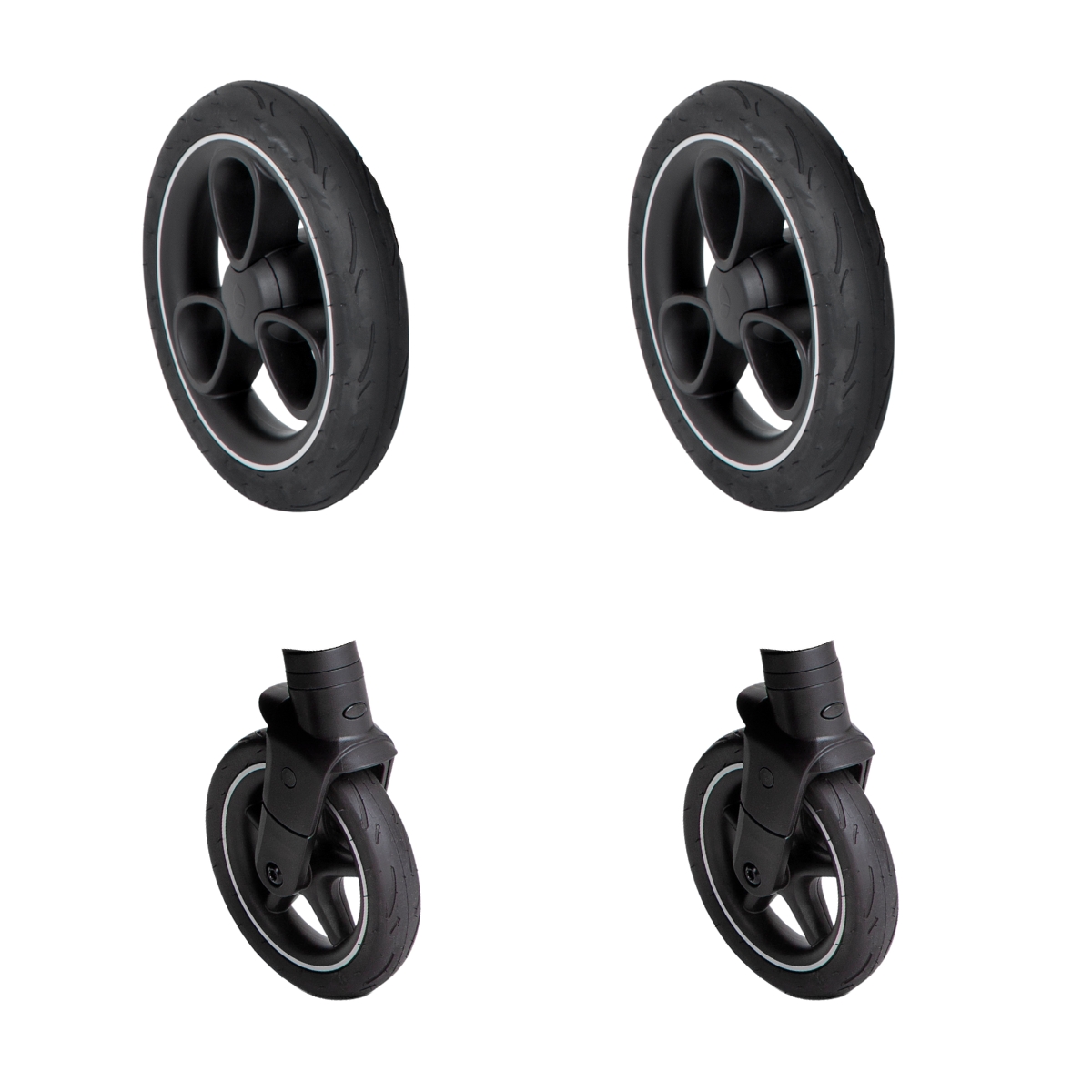 Joie complete set wheels Mytrax Litetrax Pro Air