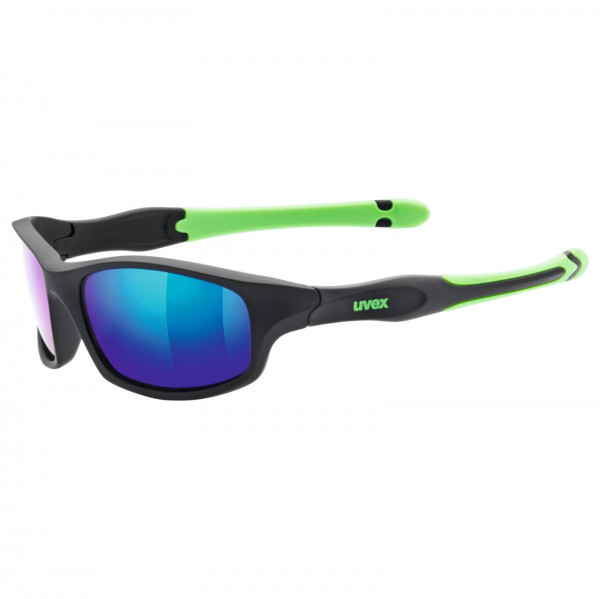 Sonnenbrille für Kinder von Uvex black mat green