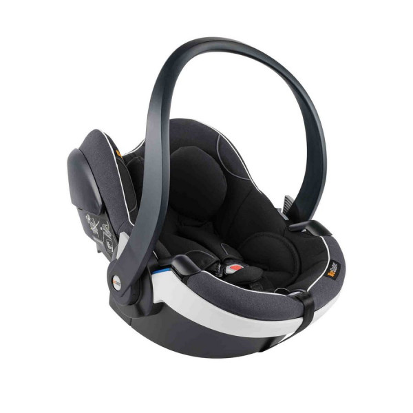 BeSafe iZi Go Modular i-Size White Edge Babyschale - Midnight Black Melange