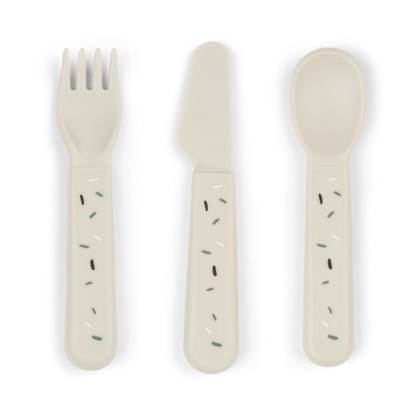 Done by Deer Foodie children's cutlery set Confetti