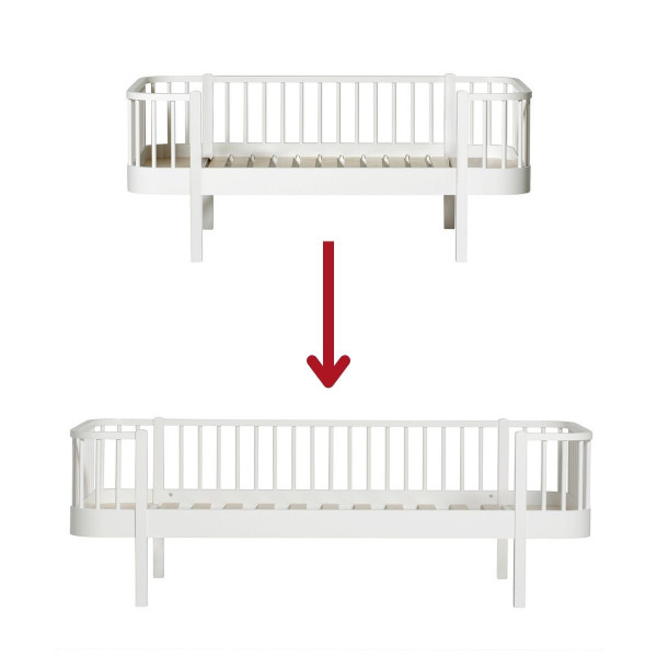Oliver Furniture Extension Set from Wood Junior Day Bed to Day Bed