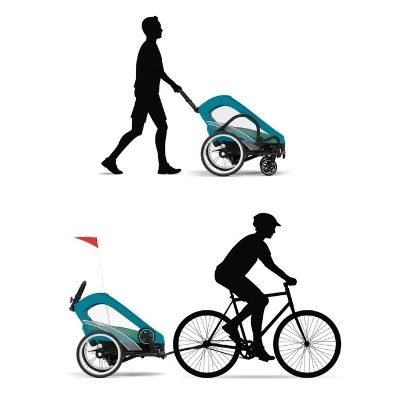 Cybex-Zeno-Bike-Fahrradanh-nger-und-Kinderwagen-in-Einem
