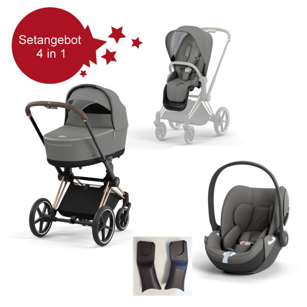 Cybex Priam 4 Setangebot Grau