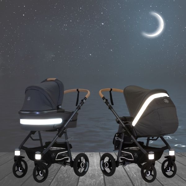 Reflektoren für Kinderwagen, 4er Pack